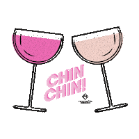 ManchesterDrinksCo cheers gin chin chin gin glass Sticker