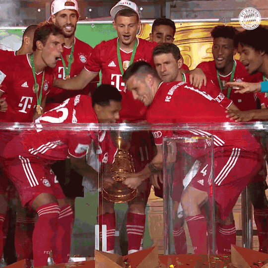 Dfb Pokal Party GIF by FC Bayern Munich