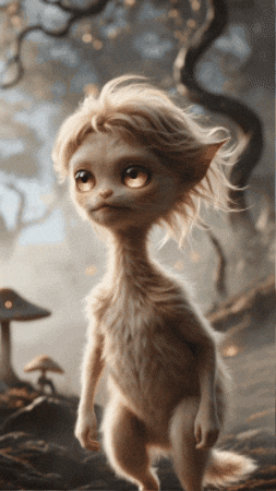 dalindasnyman giphygifmaker happy animal forest GIF