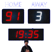 3 Away Sticker