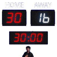 16 Away Sticker