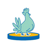 Eat Orange County Sticker by Dizzy Bird