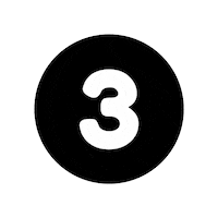 Number Blanco Sticker