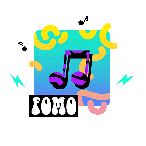 Fomo Sticker by Smule Stickers