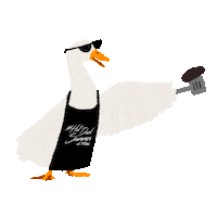 Summer Cooking Sticker by Aflac Duck
