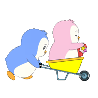 I Love You Heart Sticker by Pudgy Penguins