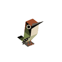 Bird Sticker by Ostmost