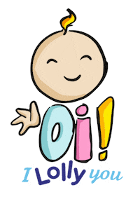 Hello Sticker by Lolly