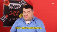 They Started Fighting