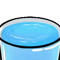 Stay Hydrated Red Cat Sticker