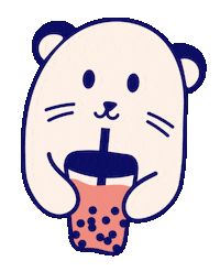 Bubble Tea Boba Sticker by OtterHalf