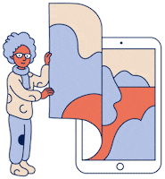 Reading Charlie Sticker by alphaben