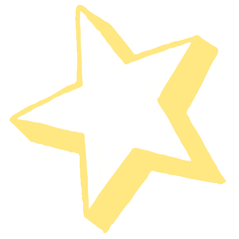 Yellow Star Sticker by Chasing Daelight