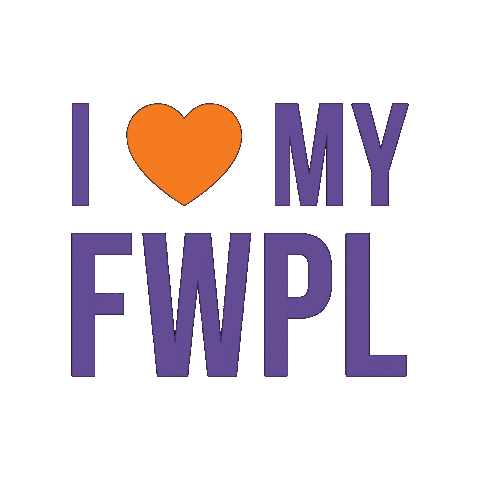 Library Day Sticker by Fort Worth Public Library