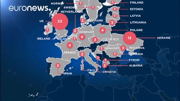 Map GIF by euronews