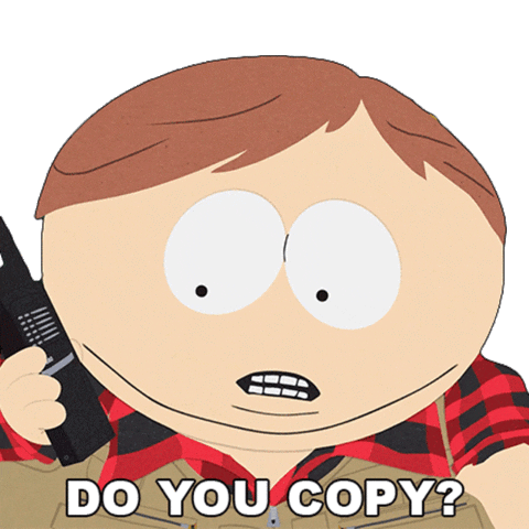 Do You Copy Walkie Talkie Sticker by South Park