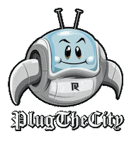 Robot Scifi Sticker by plugthecity