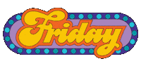 Day Friday Sticker by Draw! Pilgrim