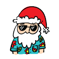 Santa Claus Christmas Sticker by aquarela