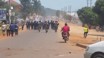 Police Fire Tear Gas at Voters Near Kampala