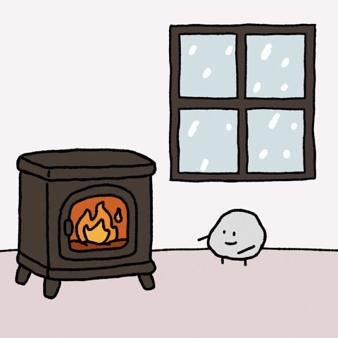 Fire Snow GIF