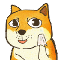 chinese dog STICKER