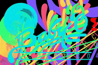 BabyOAcapulco colors musica disco playa GIF