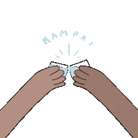 tippsysake celebration cheers wine congratulations Sticker