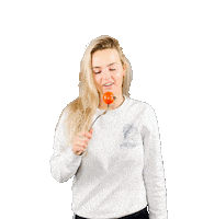 Broodjedunner girl woman health hungry Sticker