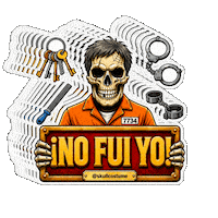 Halloween Skull Sticker