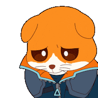 Sad Hamster Sticker by Hamieverse
