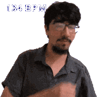 134 Beats Sticker