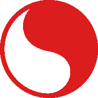 Yin Yang Rainbow Sticker by Free & Easy