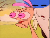 nicksplat ren and timpy GIF
