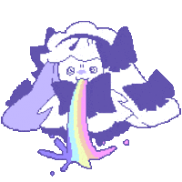 Disgusted Doll Sticker