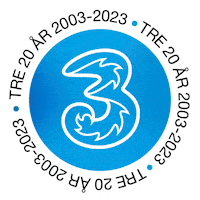 Loop Three Sweden Sticker by Tre Sverige