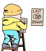 Bean Feeling Lonely Sticker by Boy Pablo