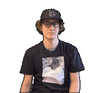 Fu Middle Finger Sticker by Jan Metternich