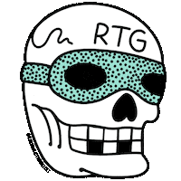 Skull Speed Sticker by Ransom Tattoo Gallery