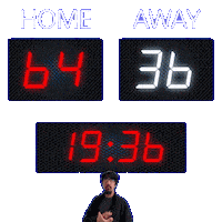 36 Away Sticker