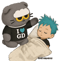 G Dragon Cat Sticker