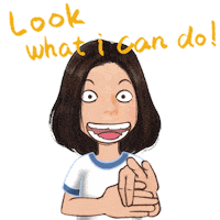 Magic Look What I Can Do Sticker