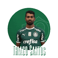 happy thiago santos Sticker by SE Palmeiras