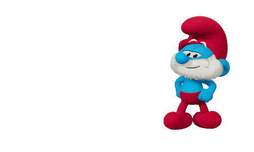 Papa Smurf Sticker by Smurfs Movie