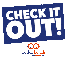 buddibench chat care bench check it out Sticker
