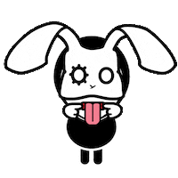 Bunny Tongue Sticker