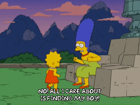 the simpsons parenting GIF