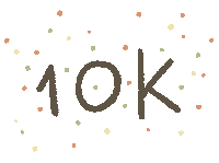 10K Celebrate Sticker