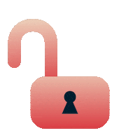 Locked In Lock Sticker by ExpressVPN