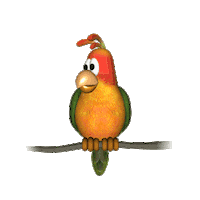 pirate parrot STICKER